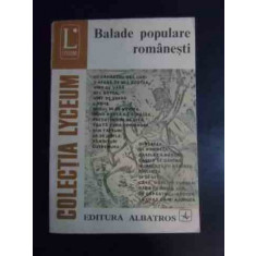 Balade Populare Romanesti - Necunoscut ,540987