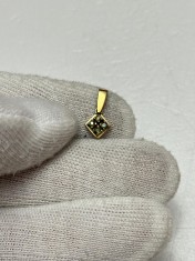 PANDANTIV AUR 8K (333) + 4 Peridot - Germany - Vintage !
