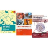 Pachet Bacalaureat 2026. Eseul. Pregatire individuala pentru proba scrisa, Matematica M2 Tehnologic. Teste si Biologie pe intelesul tuturor Clasele 11