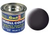 Negru gudron mat RAL 9021, vopsea email 14 ml, Revell