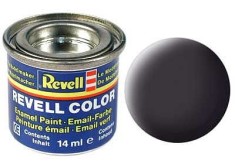 Negru gudron mat RAL 9021, vopsea email 14 ml foto