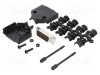 MH CONNECTORS D-Sub 15 PIN Mufă Tată Drept Lipire pe Cablu Kit Complet