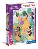 Puzzle Clementoni Disney Princess, 104 piese