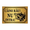 Indicator &bdquo;C&acirc;ine rău! Nu intra!&rdquo;