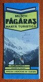 Muntii Fagaras Harta turistica + 57 trasee descrise amanuntit, inclusiv durata