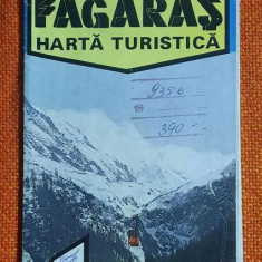 Muntii Fagaras Harta turistica + 57 trasee descrise amanuntit, inclusiv durata