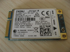 Modul 3g laptop Dell Latitude E6520, WWAN DW5550, 2XGNJ, ERICSSON F5521gw 1 foto