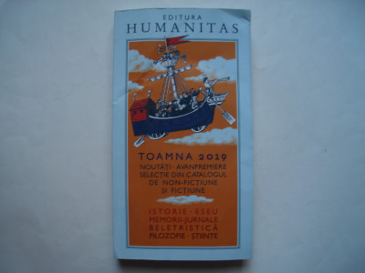 Editura Humanitas - Toamna 2019, catalogul foto