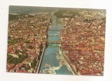 FA154 - Carte Postala - ITALIA - Firenze. Panorama dall'aero, circulata 1970, Fotografie