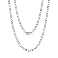 Lant cuban din argint pentru barbati 925, JW1502, placat cu rodiu