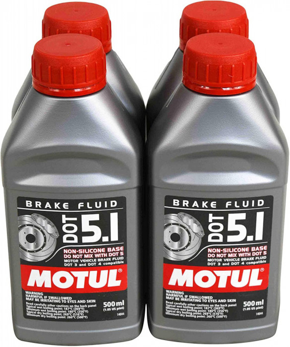 Set 4 Buc Lichid Frana Motul Dot 5.1 500ML 100950