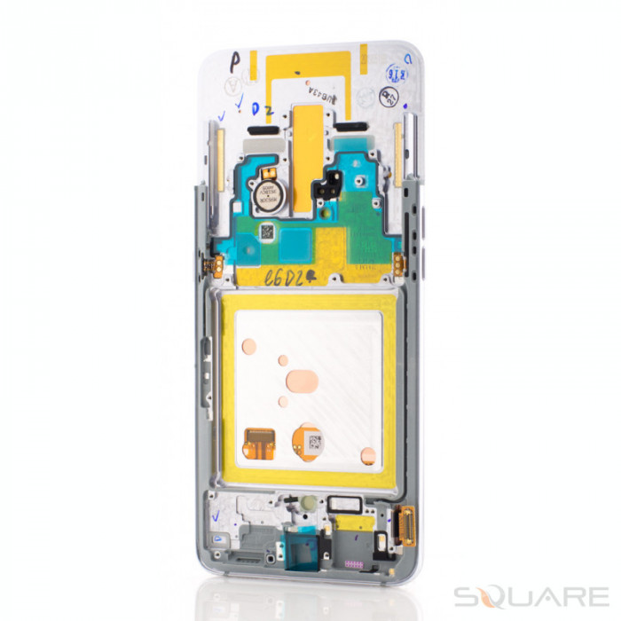 LCD OEM Samsung A80, A805, Silver, Service Pack OEM