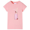 Tricou pentru copii, roz, 140, vidaXL