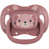 Canpol babies Cute Animals Soother 6-18m suzetă Pink 1 buc
