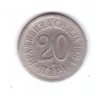 Moneda Serbia 20 para 1884, circulata, uzata, curata, Europa, Cupru-Nichel