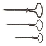 Set 3 burghie manuale pentru lemn, plastic si piele, NEO TOOLS