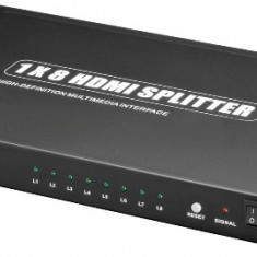 Splitter 1x HDMI intrare - 8x HDMI iesire 1920x1080/60Hz