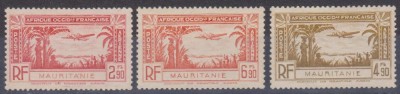 Franta Colonii - Mauritania 1940 AOF, Posta Aeriana - MH foto