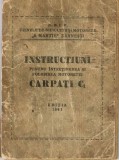 C9640N Instrucțiuni pentru &icirc;ntreținerea și folosirea motoretei Carpați C1, ediția 1961, Uzinele de biciclete și motorete &bdquo;6 Martie&rdquo; Zărnești