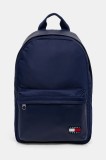 Tommy Jeans rucsac barbati, culoarea albastru marin, mare, neted, AM0AM13317