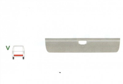 Element reparatie usa Mercedes VITO/ VIANO (W639), 01.2003-10.2010, partea , usa spate ; haion,inaltime 295 mm, parte inferioara, foto