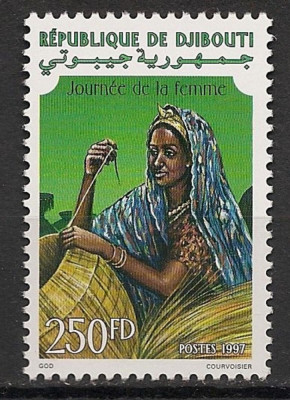 DJIBOUTI 1997 ZIUA FEMEII COTA MICHEL 200 LEI foto