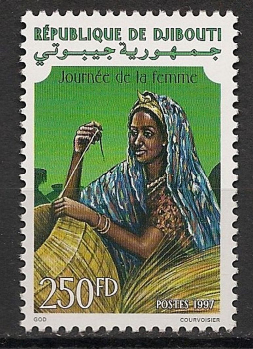 DJIBOUTI 1997 ZIUA FEMEII COTA MICHEL 200 LEI