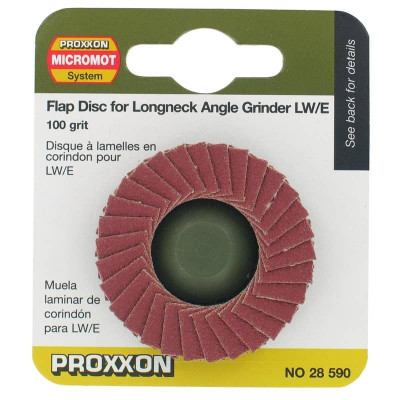 Disc evantai pentru LHW Proxxon 28590, O50 mm, granulatie K100 foto