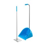 Lopata Mistboy Kerbl 90 cm multifunctionala cu grebla, albastru, plastic rezistent, colectare balegar