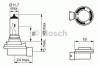 Bec, proiector ceata SKODA OCTAVIA II (1Z3) (2004 - 2013) BOSCH 1 987 302 081