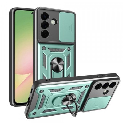 Husa pentru Samsung Galaxy A56 A566, Techsuit, CamShield, Verde foto