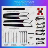 Lumini ambientale VW Golf 7 dedicat trimuri control din sistemul original sau telefon CarStore Technology