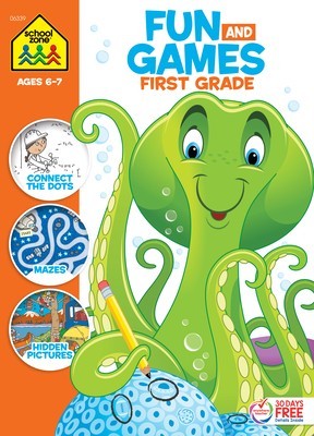 Fun &amp;amp; Games First Grade Ages 6-7 foto