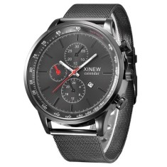 Ceas barbatesc black grid business foto