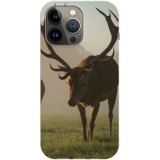 Husa compatibila cu Apple iPhone 12, iPhone 12 Pro model Deer, Silicon, TPU, Viceversa, Transparent, Carcasa