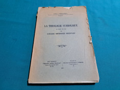 LA THEOLOGIE SYMBOLIQUE AU POINT DE VUE L&amp;#039;EGLISE ORTHODOXE ORIENTALE / 1932 * foto