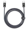 CABLU alimentare si date Baseus Dynamic Series, Fast Charging Data Cable pt. smartphone, USB Type-C la USB Type-C 100W, 1m, braided, gri &amp;quot;CALD000