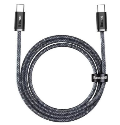CABLU alimentare si date Baseus Dynamic Series, Fast Charging Data Cable pt. smartphone, USB Type-C la USB Type-C 100W, 1m, braided, gri &amp;amp;quot;CALD000 foto
