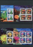 2017 , Lp 2160 c , Flori de cactus , minicoli 4 timbre + 1 vinieta - MNH, Nestampilat