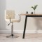 Scaun de bar, crem, material textil - 2