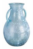 Vaza Arleen, Bizzotto, &Oslash;20x32 cm, sticla reciclata, albastru