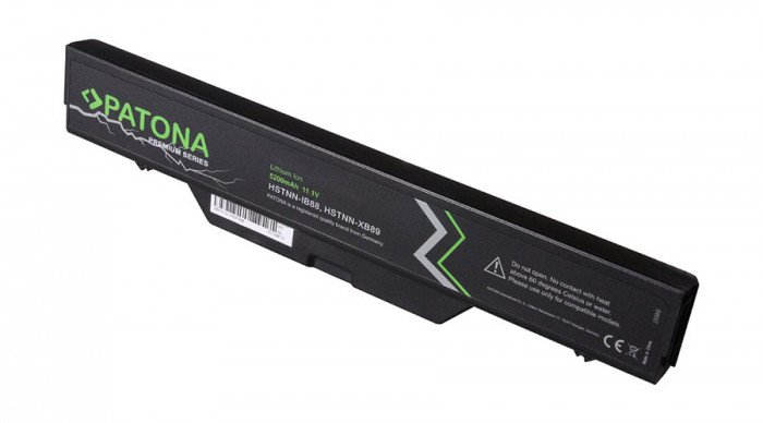 HP PROBOOK 4510S, 4710S, 4515S, 4510S, 4510S 11,1V 5,2 Ah Li-Ion Premium Battery - Patona Premium