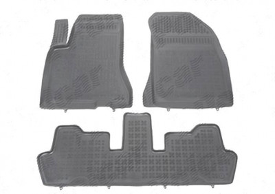 Set covorase auto din cauciuc CITROEN C4 PICASSO (UA/UD), 10.2006-06.2013, presuri tip tavita, negru; Polietilen foto