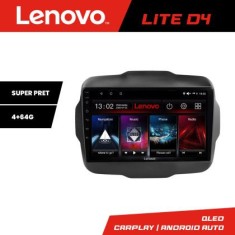 Navigatie Jeep Renegade 2015-2020 Lenovo Kit-500 4+64 GB Android Waze USB Navigatie Internet Youtube Radio CarStore Technology