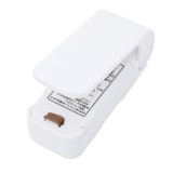 Cumpara ieftin Mini aparat de sigilat pungi, etansare termica rapida, portabil, spate magnetic, functionare cu baterii AA, 9.7 x 3 cm, alb