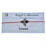 Bratara therapy angel collection granat 6-8mm