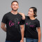 Set tricouri personalizate cuplu &quot;Love&quot; (Culoare: Alb, Marime tricou barbat:...