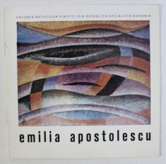 EMILIA APOSTOLESCU - CATALOG DE EXPOZITIE , GALERIA &amp;quot; SIMEZA &amp;quot; , SEPTEMBRIE - OCTOMBRIE , 1989 foto