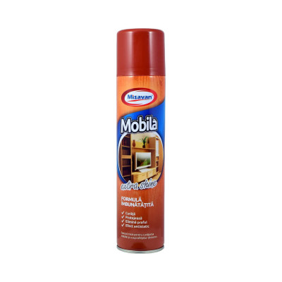 Solutie Spray Curatare Mobila Misavan Extra Shine, 300ml, Solutie pentru Mobila, Solutie Curatare Mobilier, Misavan Solutie Mobila, Detergent pentru M foto