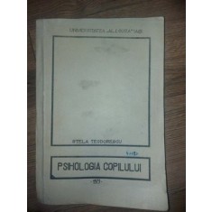Psihologia copilului Stela Teodorescu